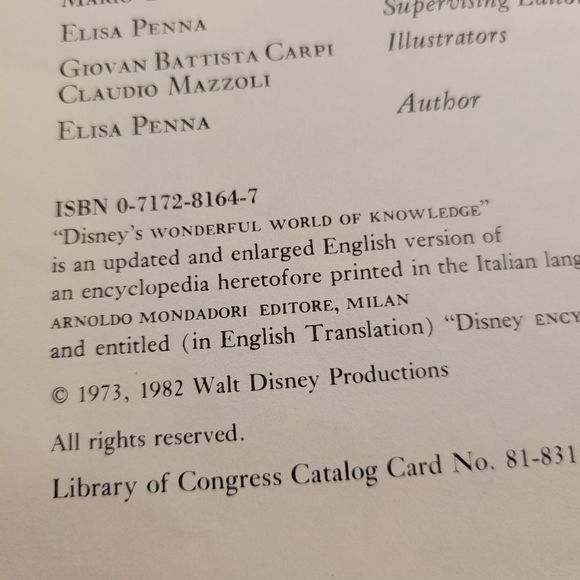 Vintage Disney's Wonderful World of Knowledge 1982 - Picture 5 of 9